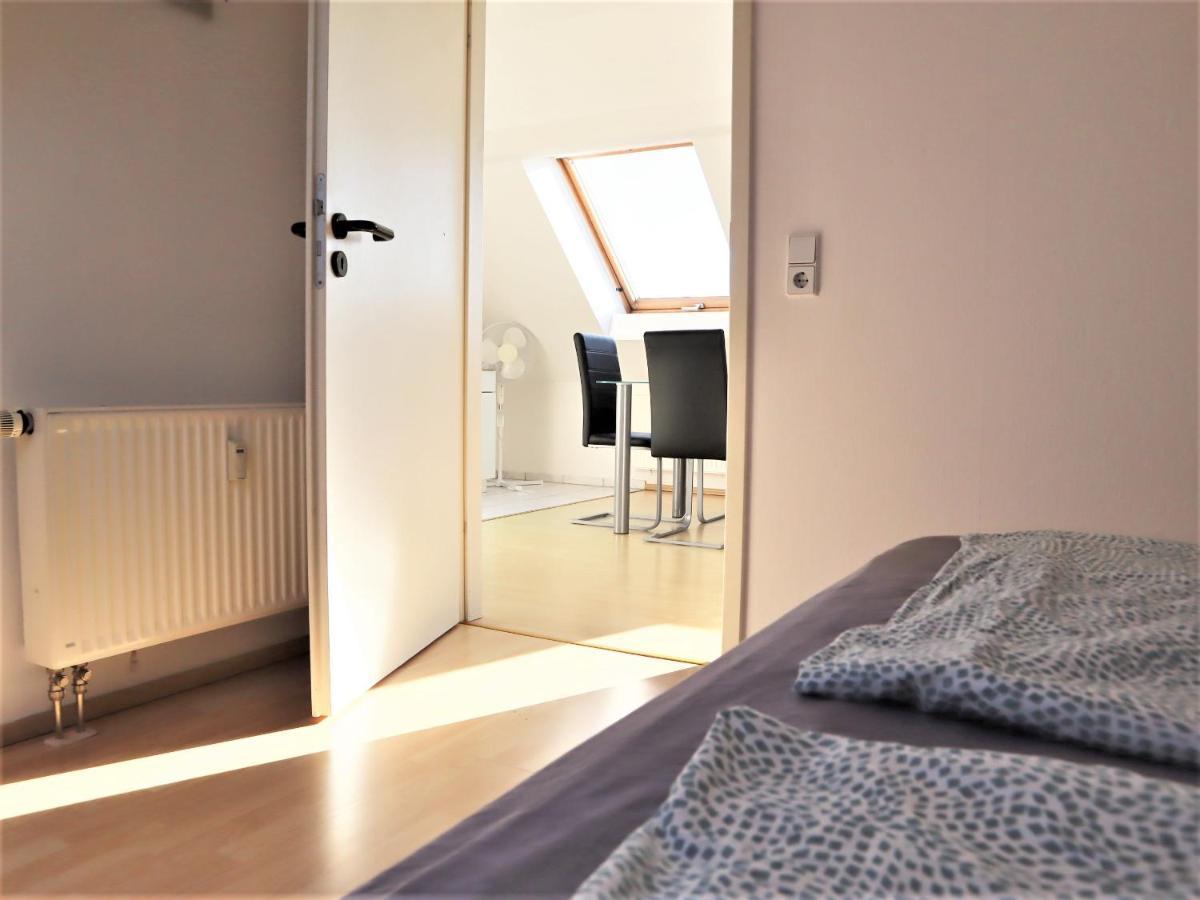 Kuschelige Dachgeschosswohnung Am Clarapark Lipsia Esterno foto